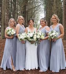 Glowing Bride Jadeyknight And Her Bridesmaids Wearing Our Argee Dress In The Colour Pastel Bridesmaid Dresses Stone Bridesmaid Dress Blue Bridesmaid Dresses