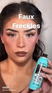 ROOT COVER UP FAUX FRECKLES?!