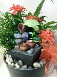 Fountain Dish Gardens Fairy Garden Containers Dish Garden Miniature Fairy Gardens