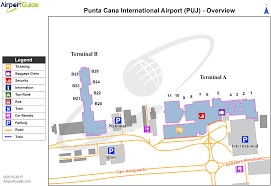 Punta Cana Punta Cana International Puj Airport Terminal Map Overview Airport Guide Airport Airports Terminal