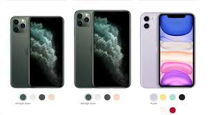 compare the iphone 11 and iphone 11 pro max versus the size