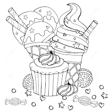 Desenhos De Sobremesa Para Colorir Imprimir E Pintar Colorir Me