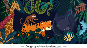 Jungle Free Vector Download 253 Free Vector For Commercial Use Format Ai Eps Cdr Svg Vector Illustration Graphic Art Design