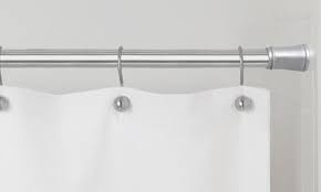 White color curved shower rod extendable shower curtain rail shower head set for bathroom. 7 Best Shower Curtain Rod Reviews Did You Know Homes