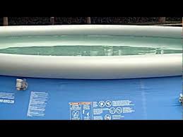 Bestway Fast Set Above Ground Swimming Pool Set Up Video Youtube
