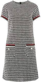 Dorothy Perkins Cream Boulce Shift Dress Shift Dress Gucci Dress Cream Dress
