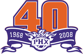 The phoenix suns new logo evolved from its previous siblings with some slight variations in colours and font. Phoenix Suns 40th Anniversary Logo Vector Svg Free Download