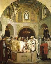 Почему крещение руси сместили на 900 лет? Knyaz Vladimir I Kreshenie Rusi V Russkoj Zhivopisi S Izobrazheniyami Hudozhniki Kraska Religioznoe Iskusstvo