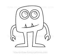Image Result For Monster Line Drawing