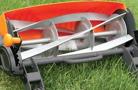 This lawnmower blade sharpener provides superior performance to other sharpeners because of the different sharpening parts. Fiskars 6201 18 Inch Staysharp Max Push Reel Lawn Mower Patio Lawn Garden Compare Prices