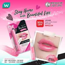 Watsons Lipice Magic Color 30 Off Promotion Valid Until 1 June 2020