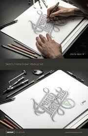 Sketch Hand Drawn Mockup Set How To Draw Hands Sketch Book Free Hand Drawing