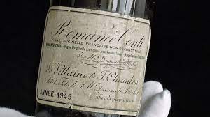 Le vin le plus vieux de monde pourrait bien être italien : Le Vin Le Plus Cher Du Monde Est Un Romanee Conti Millesime 1945 Les Echos