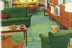 Mid century furniture, retro living room, eames, walnut coffee table, 1950 clock. These Retro Living Rooms Are A Vintage Lover S Dream Loveproperty Com
