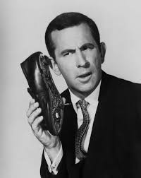 The Original Smartphone, a Shoe Phone, with Puns and Get Smart References