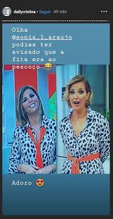 A apresentadora da rtp1 e que mulher!, são apenas alguns dos comentários que se podem ler no instagram da apresentadora. Cristina Ferreira E Sonia Araujo Usam A Mesma Roupa No Mesmo Dia Holofote