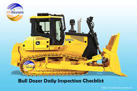 Bull Dozer Daily Inspection Checklist -  free-hse-health-safety-documents-qhse-docs-risk-assessment-method-statement-forms-oil-gas-download