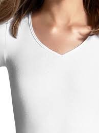 Fine cotton blazershirt mit spitze 。 shirt mit kleinem stehkragen, ohne arm 。 Cybele Damen Unterhemd Bio Cotton Wellsana