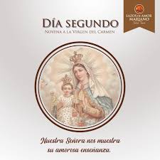 Por eso san bernardo exhorta a todos pecadores a que rueguen a maría y tengan gran confianza. Novena A La Virgen Del Carmen Dia 2 Lazos De Amor Mariano Quito Carcelen Facebook