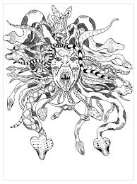 Search through 52281 colorings, dot to dots, tutorials and silhouettes. Creepy Medusa Coloring Page Free Printable Coloring Pages For Kids