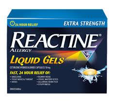 Reactine Extra Strength Liquid Gels 25 Units Reactine Antihistamine Tablet And Capsule Jean Coutu