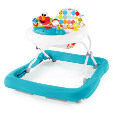Bright Starts Sesame Street I Spot Elmo Baby Walker With Activity Station Walmart Com