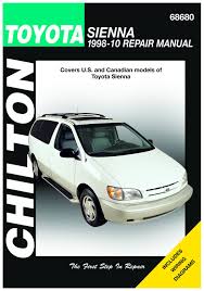 Start a new toyota sienna question. Chilton 98 09 Toyota Sienna Technical Specification Book 68680 O Re