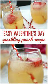 Easy Valentine S Day Sparkling Punch Recipe Simple Valentine S Day Punch Recipe An Easy Two Ingredie Punch Recipes Wedding Punch Recipes Party Punch Recipes
