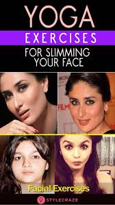 12 Yoga Exercises For Slimming Your Face Face Yoga Facial Exercises Facial Yoga