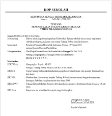 Berkat rahmat allah swt yang menguasai dan memutuskan segala urusan, setelah documents similar to surat pengangkatan jabatan. Contoh Sk Pengangkatan Tukang Penjaga Kebersihan Sekolah Salam Literasi