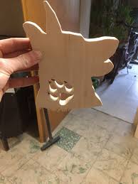Hundekopf Pfote Holz Hund Basteln Mit Holz Selber Basteln
