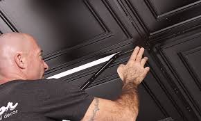 Exclusive distributor of decorative ceiling tiles, 3d wall panels, wall murals and more. Stratford Vinyl Drop Ceiling Tiles Black 2x4 Ceiling Tiles