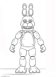 This color book was added on 2016 10 25 in five nights at freddys fnaf coloring page and was printed 1504 times by kids and adults. Fnaf Toy Bonnie Coloring Pages Five Nights At Freddy S Coloring Pages Coloring Pages For Kids And Adults
