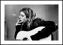 Cobain was born in aberdeen, washington, and helped establish the seattle music scene. Kurt Cobain Poster Posterstore De
