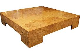 Parsons Style Burlwood Coffee Table Burled Wood Coffee Table Burled Wood Furniture Burled Wood