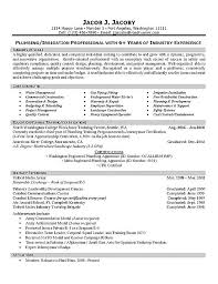 Maybe you would like to learn more about one of these? Plumber Resume Example