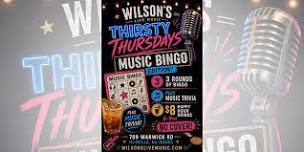 Thirsty Thursdays Bingo Edition