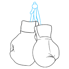 Outline the thumb and glove using two overlapping curves. How To Draw Boxing Gloves Really Easy Drawing Tutorial