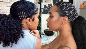 15 Best Photos Of The Exposed Bobby Pin Hairstyle Trend Natural Hair Styles Bobby Pin Hairstyles Hair Trends