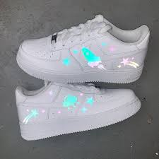Shooting Star Air Force 1 Limited Release The Custom Movement In 2020 White Nike Shoes All Nike Shoes Custom Shoes Diy