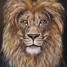 Lion Portrait Acrylic Painting Tutorial By Angela Anderson On Youtube Learn To Paint A Rea Lion Canvas Painting Lion Painting Acrylic Animal Paintings Acrylic