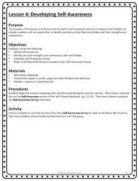 Self Esteem Building Small Group Counseling Lesson Plans A Counseling Lessons Self Esteem Activities Group Therapy Activities