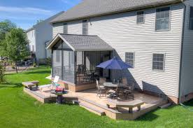 Take a look at these 12 tips planning on using your screened in porch as an outdoor dining area? Screened In Porch In Harrisburg Pa Stump S Decks Porch Builder