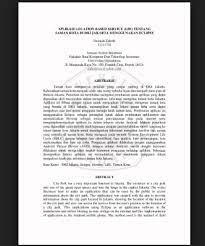 Jurnal skripsi return on asset. Contoh Jurnal Dalam Bahasa Inggris Tentang Correlation