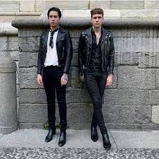 Pin On Leather Jeans Men