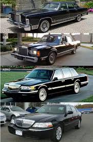 4 generations of lincoln town car lincoln town car lincoln cars classic cars