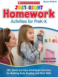 Ultimate list of dramatic play ideas for preschoolers. Amazon Com Just Right Homework Activities For Prek K 50 Quick And Easy Send Home Activities For Building Early Reading And Math Skills 9780439912259 Diffily Deborah Sassman Charlotte Books