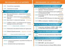 Kit de communication de la journée avnir. Programme De La 2eme Journee Amienoise Du Sport Sur Ordonnance Les Articles Actualites Sfp Apa