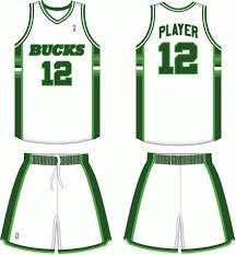 Milwaukee Bucks Home Uniform Milwaukee Bucks Milwaukee Bucks