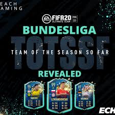 When to sell tots hakimi i got him in a pack? Fifa 20 Bundesliga Totssf Team Of The Season So Far Squad Revealed Liverpool Echo